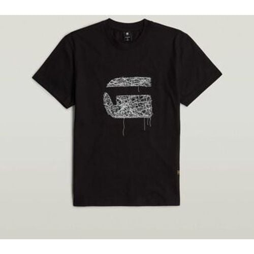 T-Shirts & Poloshirts D25674-C336 STUTCH BURGER-6484 DK BLACK - G-Star Raw - Modalova