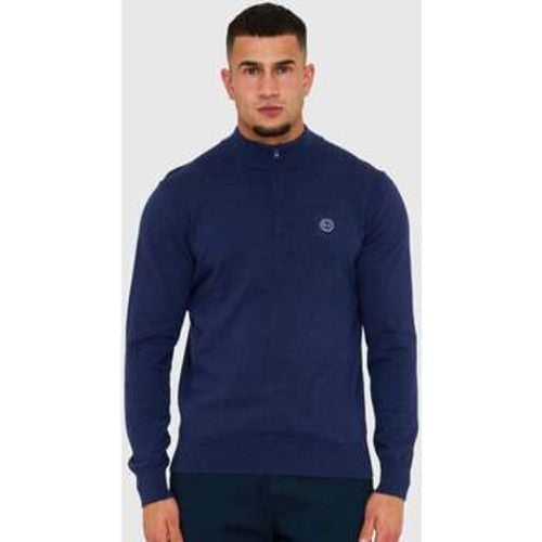 Pullover Siren knitted 1/4 zip - navy - Marshall Artist - Modalova