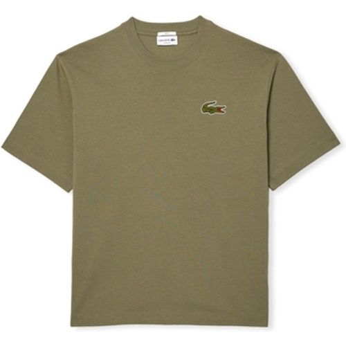 T-Shirts & Poloshirts T-Shirt Loose Fit - Kaki - Lacoste - Modalova