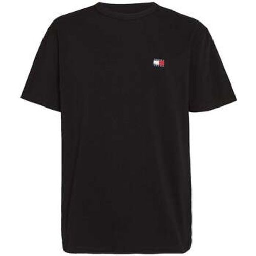 T-Shirts & Poloshirts Badge Crew T-Shirt Black - Tommy Jeans - Modalova