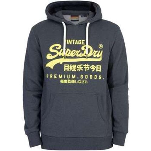 Sweatshirt Hoodie mit neonfarbener Vintage-Logo-Grafik - Superdry - Modalova