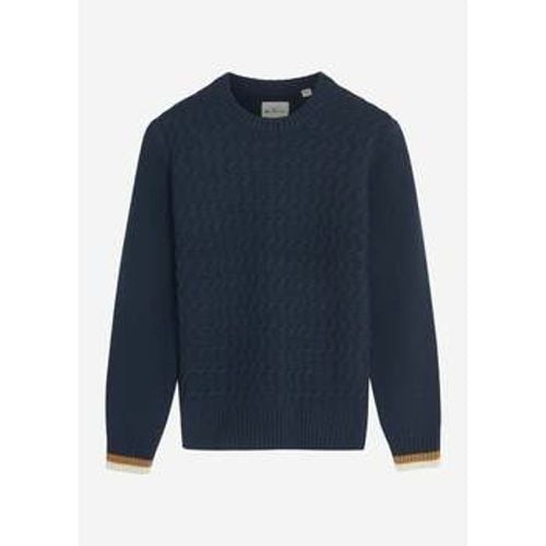 Pullover Strukturiertes Crew-Kabel mit Zopfmuster – dunkles Marineblau - Ben Sherman - Modalova