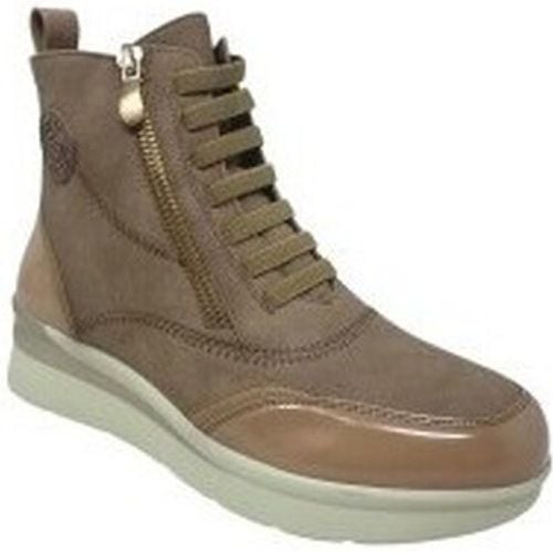 Schuhe Damenstiefel 27089 und Taupe - Amarpies - Modalova