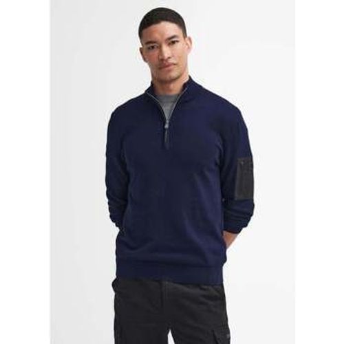 Pullover Blades cotton half zip jumper - navy - Barbour - Modalova