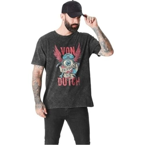 T-Shirts & Poloshirts TEE SHIRT JERSEY AVEC LOGO ET ACID WASH - Von Dutch - Modalova