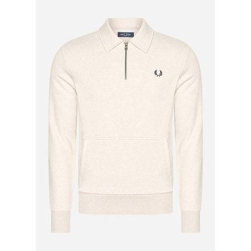 Pullover Halfzip fleece back sweatshirt - porridge marl - Fred Perry - Modalova