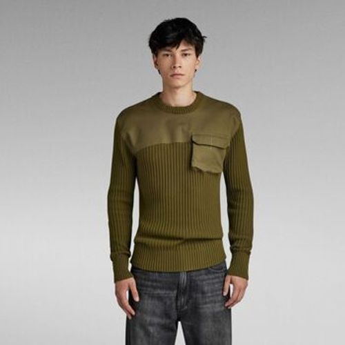 Pullover D23525-D496 ARMY KNIT-C744 DARK OLIVE - G-Star Raw - Modalova