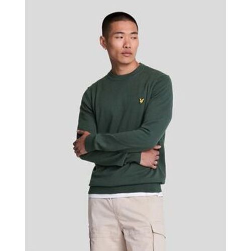 Pullover KN2110V MERINO CREW JUMPER-X31. ARGYLE TEAL - Lyle & Scott - Modalova