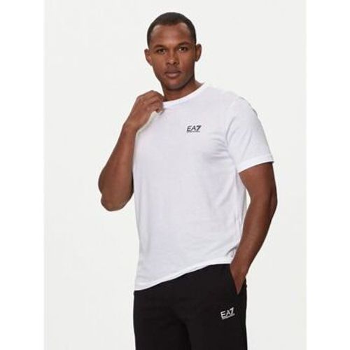 T-Shirts & Poloshirts 8NPT25 PJVPZ-100 WHITE - Emporio Armani EA7 - Modalova