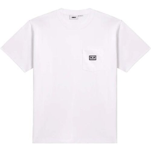 T-Shirts & Poloshirts Established Works Eyes Pocket Tee Ss - Obey - Modalova