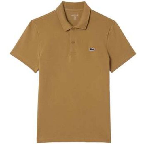 T-Shirts & Poloshirts Regular Fit Cotton Blend Polo Shirt Brown - Lacoste - Modalova