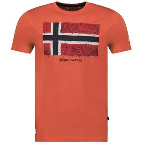 T-Shirt SW1239HGNO-CORAL - geographical norway - Modalova