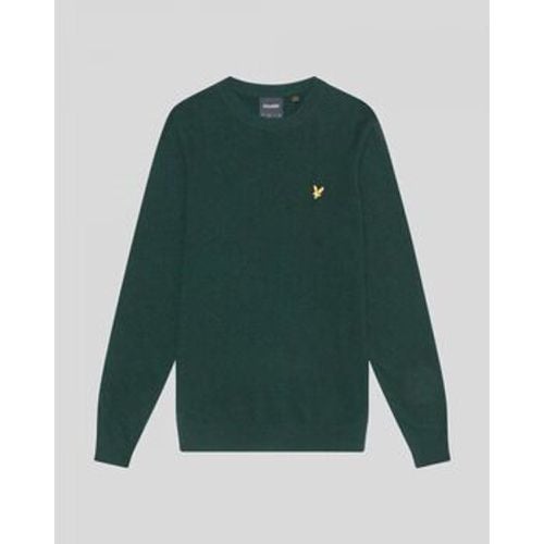 Pullover KN2114V LAMBSWOOL BLEND CREW-X321 ARGYLE TEAL MARL - Lyle & Scott - Modalova