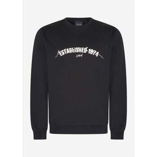 Pullover Established 1874 graphic crew neck sweatshirt - jet black - Lyle & Scott - Modalova