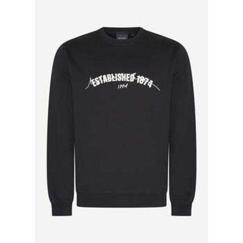 Pullover Established 1874 graphic crew neck sweatshirt - jet black - Lyle & Scott - Modalova