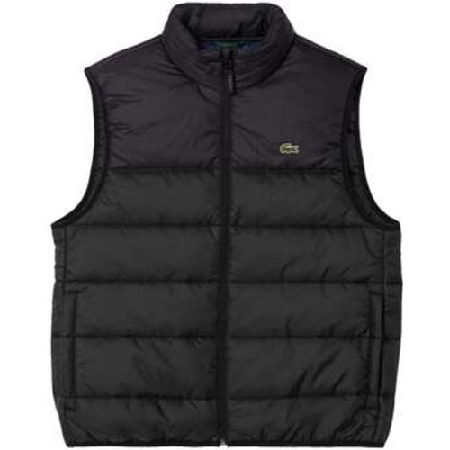 Herren-Jacke Water-Repellent Gilet Black - Lacoste - Modalova