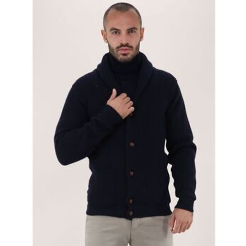 Pullover 50541 SCIALLATO INGLESE-407 BLU NAVY MELANGE - Jeordie's - Modalova