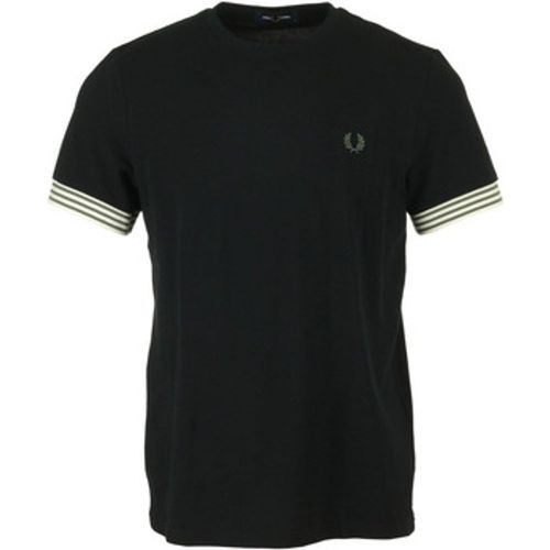 T-Shirt Striped Cuff T-Shirt - Fred Perry - Modalova