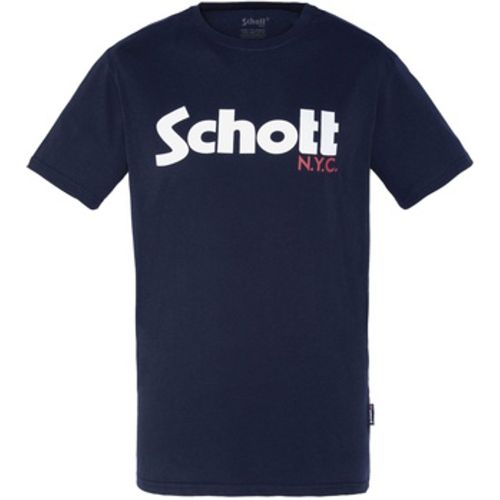 T-Shirt T-Shirt Logo Kurzarmshirt - Schott - Modalova