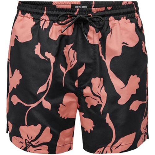 Badeshorts Badeshorts Ted Life Floral Swimshorts - Only & Sons - Modalova