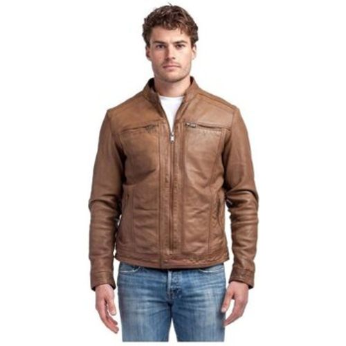 Herren-Jacke LUCENZO__VINTAGE_COGNAC - Le Temps des Cerises - Modalova