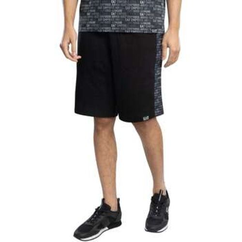 Shorts Gemusterte Sweatshorts - Emporio Armani EA7 - Modalova