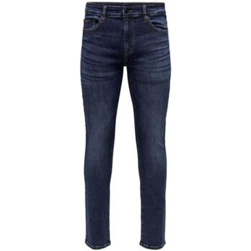 Straight Leg Jeans Jeans Loom Slim D. Blue lange Hose - Only & Sons - Modalova