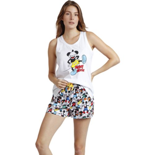 Pyjamas/ Nachthemden Pyjama Shorts Tank Top Mickey Fluor Disney - Admas - Modalova