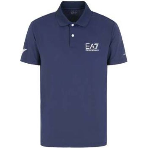 T-Shirts & Poloshirts Tennis Pro Technical Polo Shirt Navy Blue - Ea7 Emporio Armani - Modalova