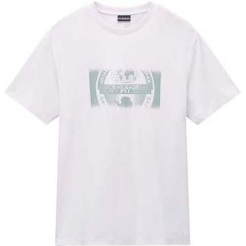 T-Shirts & Poloshirts S Vanni Graphic T-Shirt White - Napapijri - Modalova