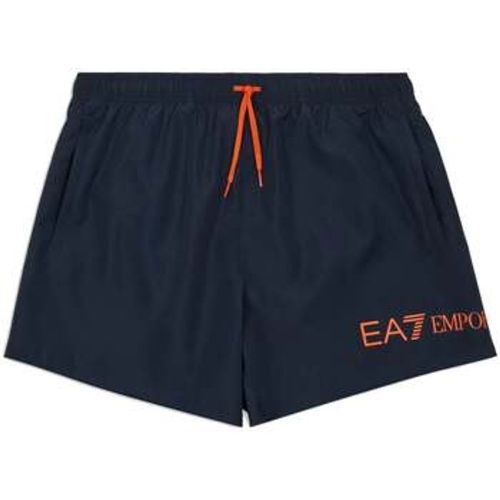 Badeshorts Logo Swim Shorts Armani Blue/Tanger - Ea7 Emporio Armani - Modalova