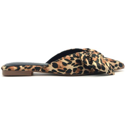 Sandalen sabot in tessuto animalier - Giancarlo Paoli - Modalova
