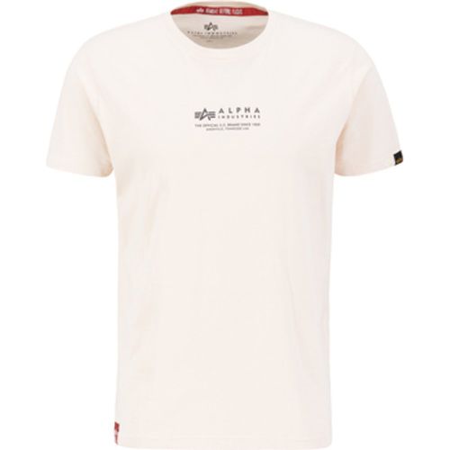 T-Shirts & Poloshirts Alpha Wording T-Shirt - jet stream white - alpha industries - Modalova