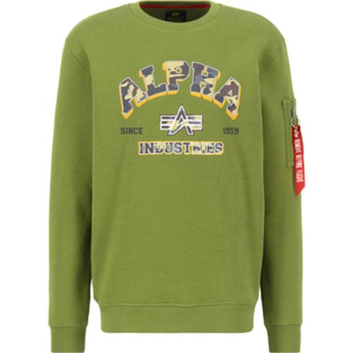 Sweatshirt College Camo Sweatshirt - moss green - alpha industries - Modalova
