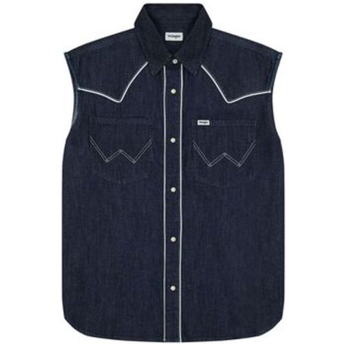 Blusen 112362615 SLEEVELESS-DENIM DARK - Wrangler - Modalova
