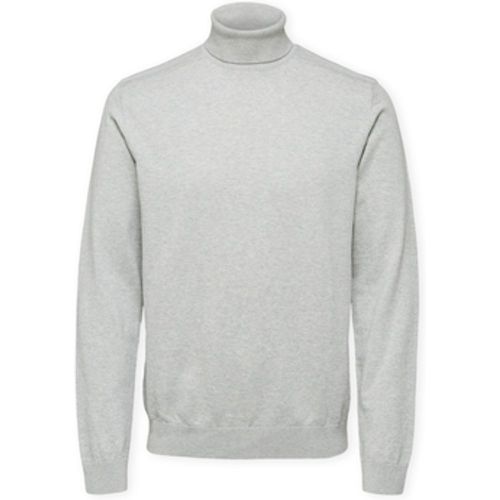 Pullover Noos Berg Roll Neck Knit - Light Grey Melange - Selected - Modalova