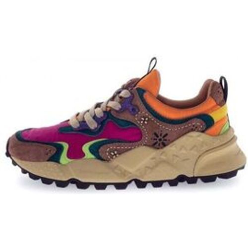 Sneaker RULIS - 2019103 04-1D34 LIGHT BROWN BORDEAUX LIME - Flower Mountain - Modalova