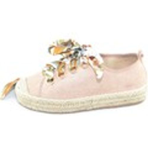 Sneakers basse Sneakers bassa donna in tessuto arricchita con lacci color - Malu Shoes - Modalova