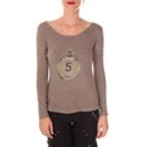 Maglione Vision de Rêve Pull Five Col Rond 1036 Taupe - Vision De Reve - Modalova