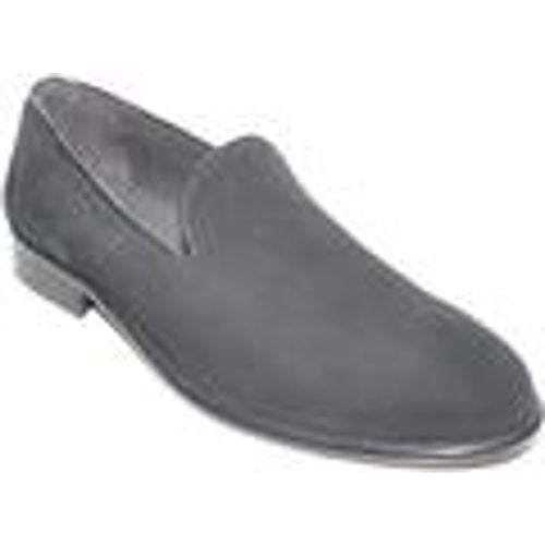 Scarpe Mocassino uomo slip on classico in vero camoscio a pelo ra - Malu Shoes - Modalova