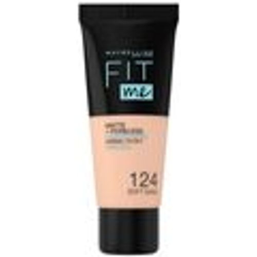 Fondotinta & primer Fit Me Matte+poreless Foundation 124-soft Sand - Maybelline New York - Modalova