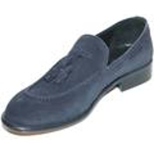 Scarpe Mocassino college uomo slip on vera pelle scamosciata nappe - Malu Shoes - Modalova