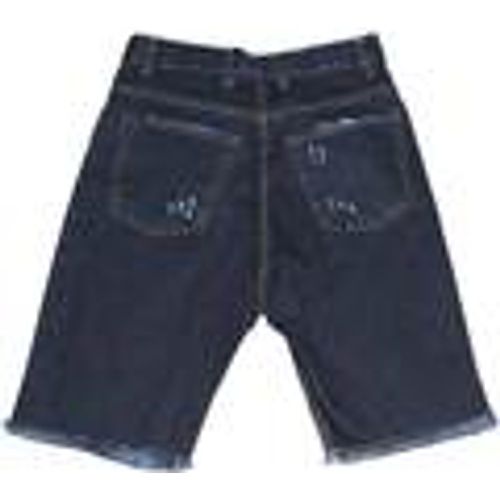 Pantaloni corti Pantaloncino jeans shorts da uomo man moda giovane denim strapp - Made In Italia - Modalova