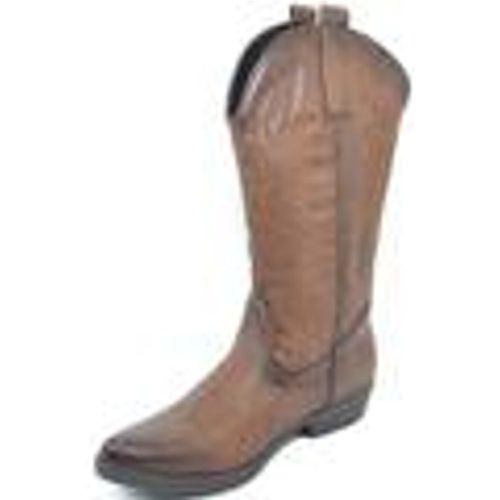 Stivali Stivali donna camperos texani stile western marroni spazzolati - Malu Shoes - Modalova