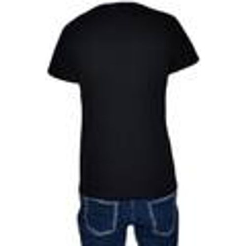T-shirt T-Shirt Uomo Girocollo nera Stampa Con Scritta Superman Casual - Malu Shoes - Modalova