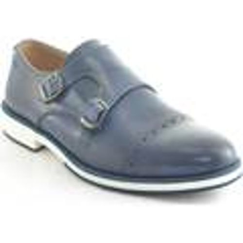 Classiche basse Scarpe uomo doppia fibbia fondo lighr ultraleggero bicolore - Malu Shoes - Modalova