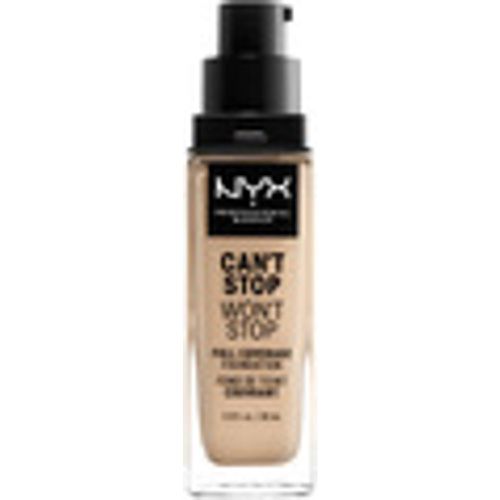 Fondotinta & primer Can't Stop Won't Stop Full Coverage Foundation nude - Nyx Professional Make Up - Modalova