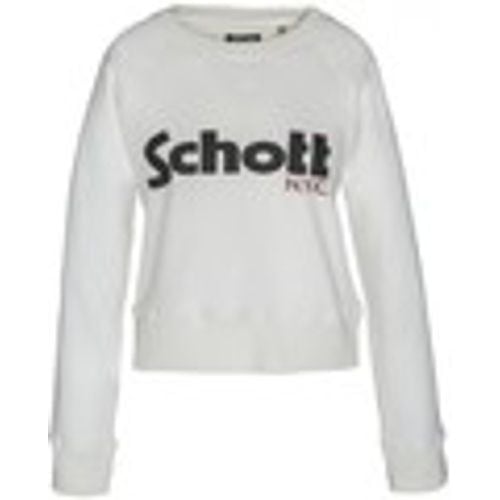 Felpa Sweatshirt SW GINGER 1 W Blanc - Schott - Modalova