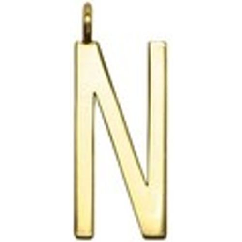 Borsa Gianni Chiarini Design Charm Gold Letter N 9369 - GUM - Modalova