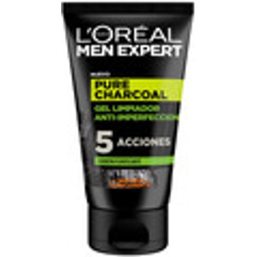 Detergenti e struccanti Men Expert Pure Charcoal Gel Limpiador Purificante - L'oréal - Modalova